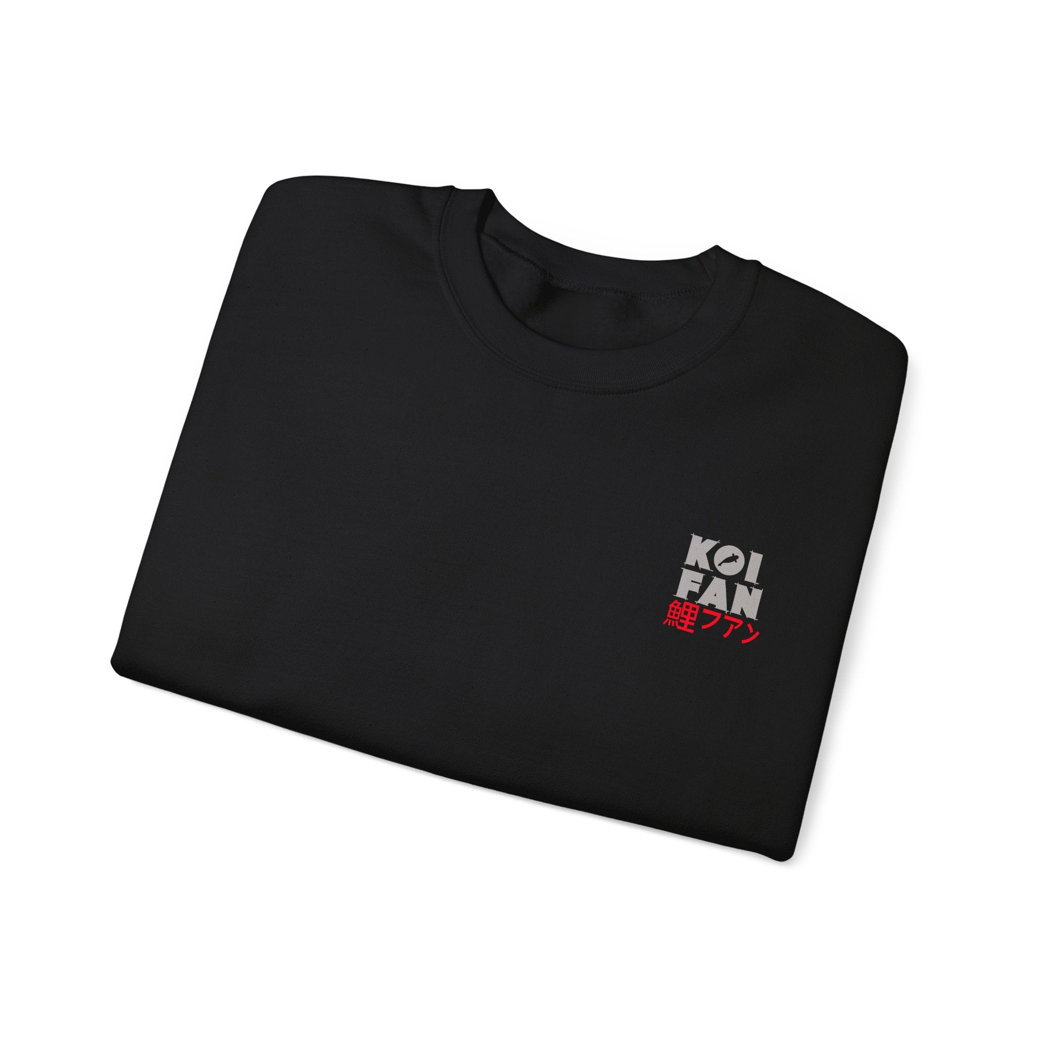 Koi Fan Crewneck Sweatshirt — Japanese Koi Fish Graphic Pullover