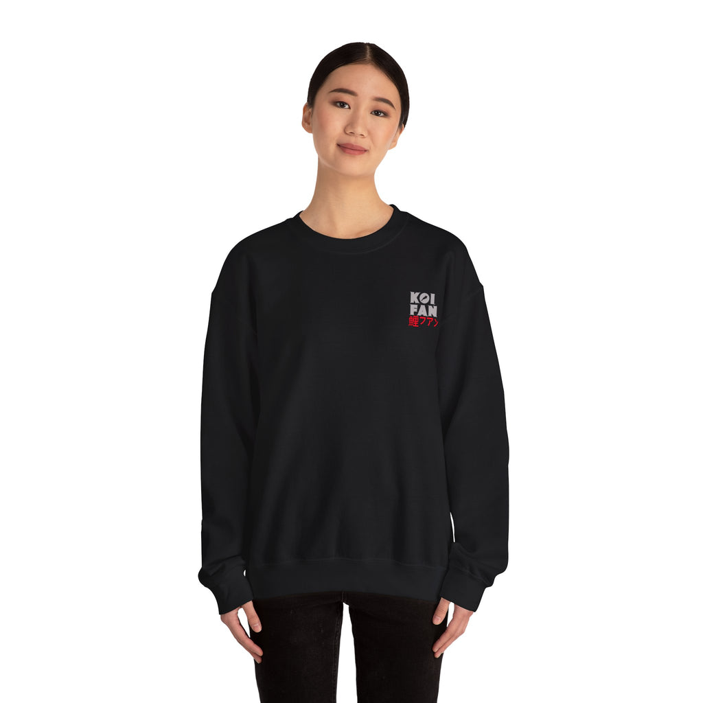 Koi Fan Crewneck Sweatshirt — Japanese Koi Fish Graphic Pullover