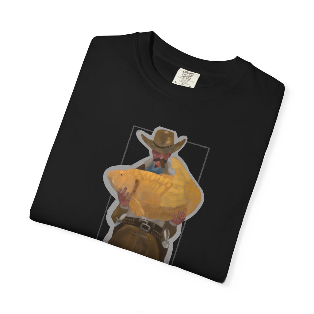 T-Shirt — "Texas Cowboy Koi Fish"  001  Graphic Tee
