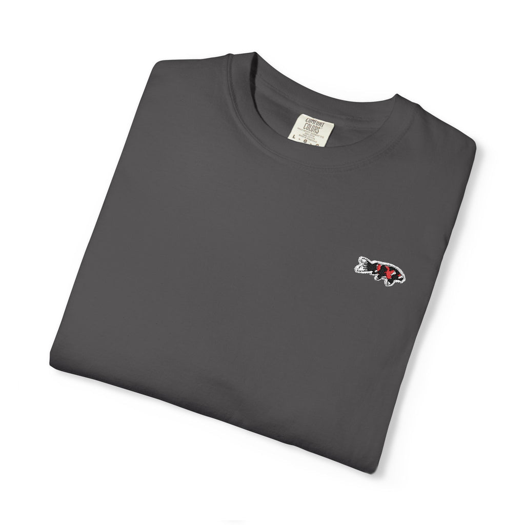 Minimalist Embroidered Japanese Koi Fish - Showa Shirt