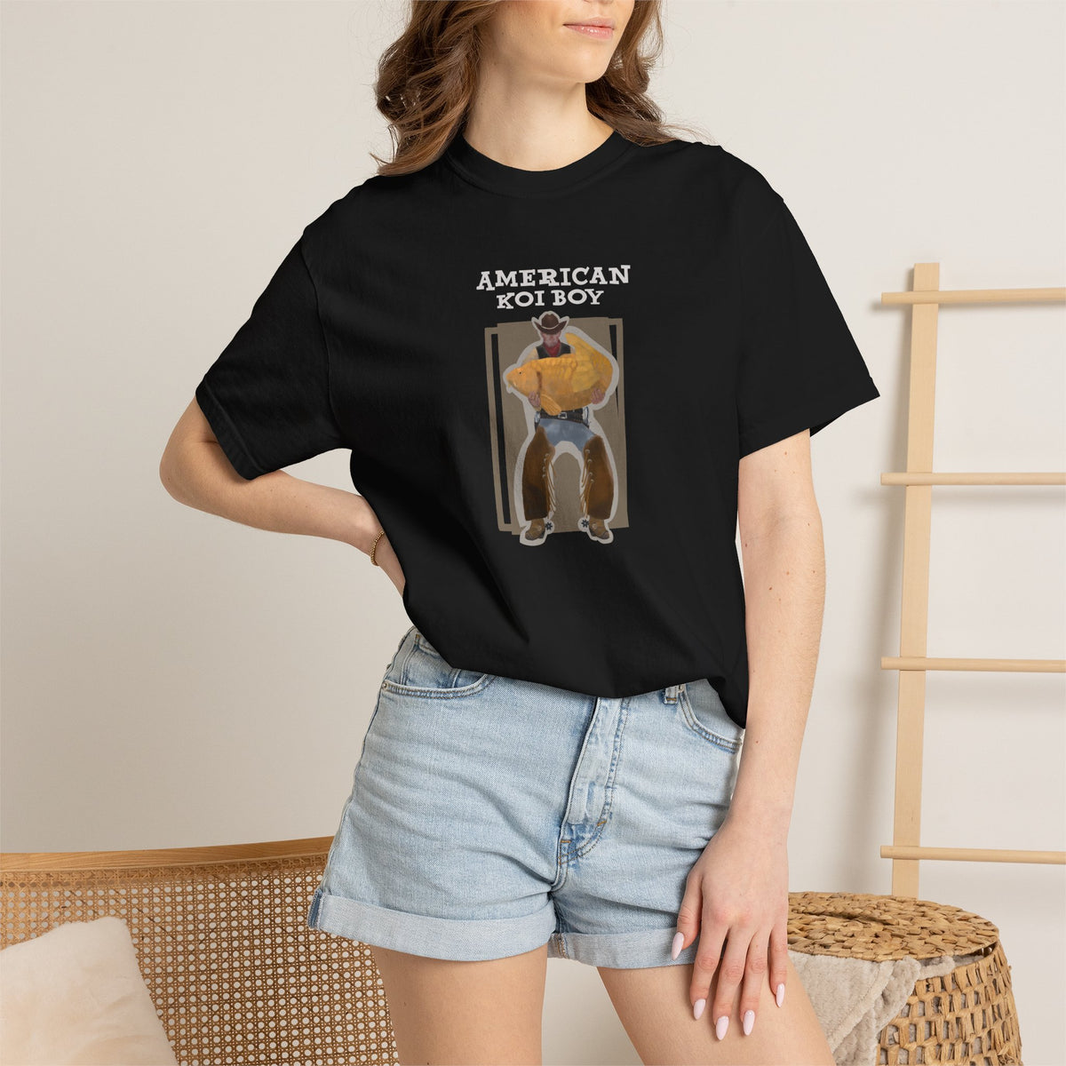 American Koi Boy T-Shirt — Graphic Fish Lover Tee (002)