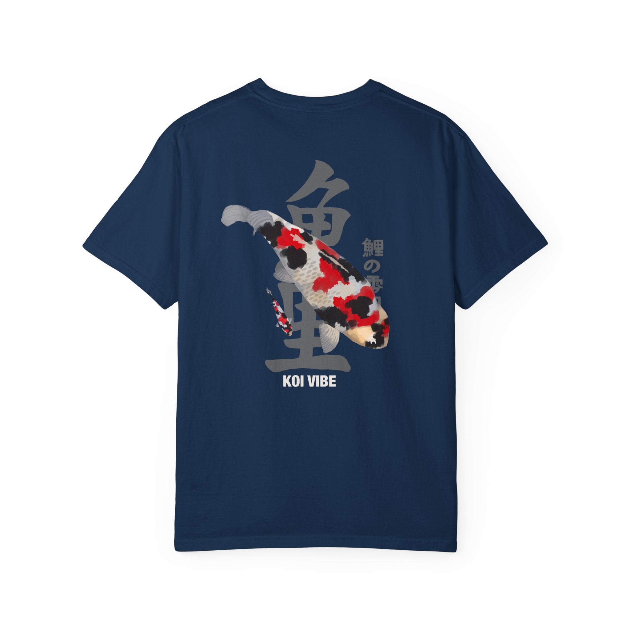 Koi Fish T-Shirt — Japanese Koi Graphic Tee with Kanji